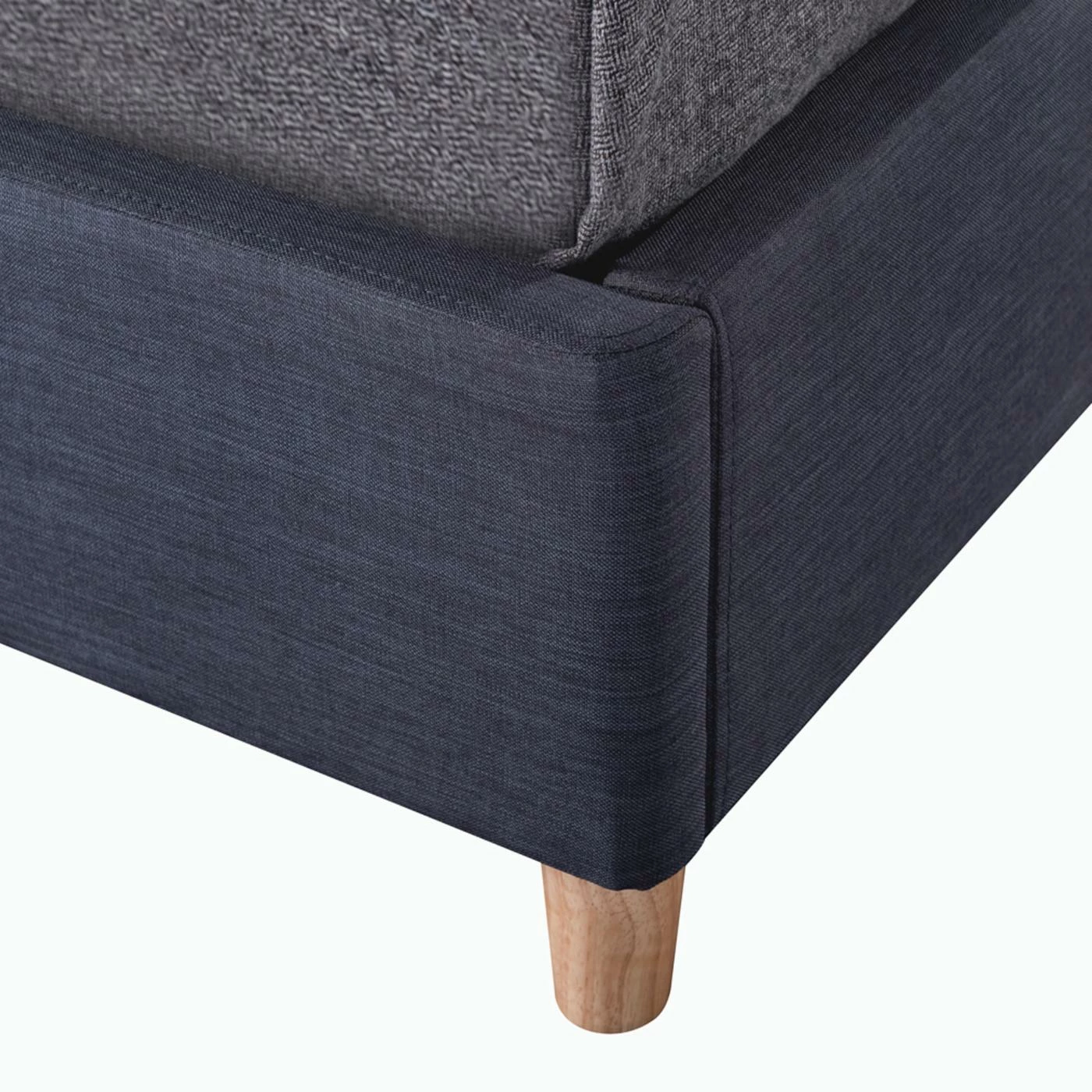 Best Sale π Queen Furniture Of America Rina Mid-Century Upholstered Foundation Bed - Yellow π 9 Best Sale π Queen Furniture Of America Rina Mid-Century Upholstered Foundation Bed - Yellow π - Image 7