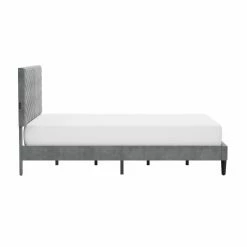 Top 10 🛒 Queen Hillsdale Furniture Crestwood Upholstered Platform Bed With 2 Dual USB Ports 😀 -Beds Shop detail4HL5448