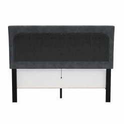 Flash Sale 🔔 Queen Hillsdale Furniture Blakely Upholstered Platform Bed With 2 Dual USB Ports 😀 -Beds Shop detail4HL5452