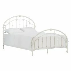 Best Pirce 🔔 King Weston Home Bolten Round Top Metal Platform Bed 🧨 -Beds Shop detail4HME3364