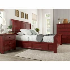 Wholesale ✨ King Weston Home Crestler Platform Storage Sleigh Bed 🔔 -Beds Shop detail4HME3567