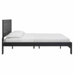 Budget 🛒 Queen Weston Home Irwin Slatted Platform Bed 👏 -Beds Shop detail4HME3679