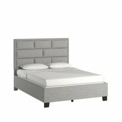 Cheapest 🌟 Queen Weston Home Raiden Upholstered Panel Bed 👏 -Beds Shop detail4HME3794