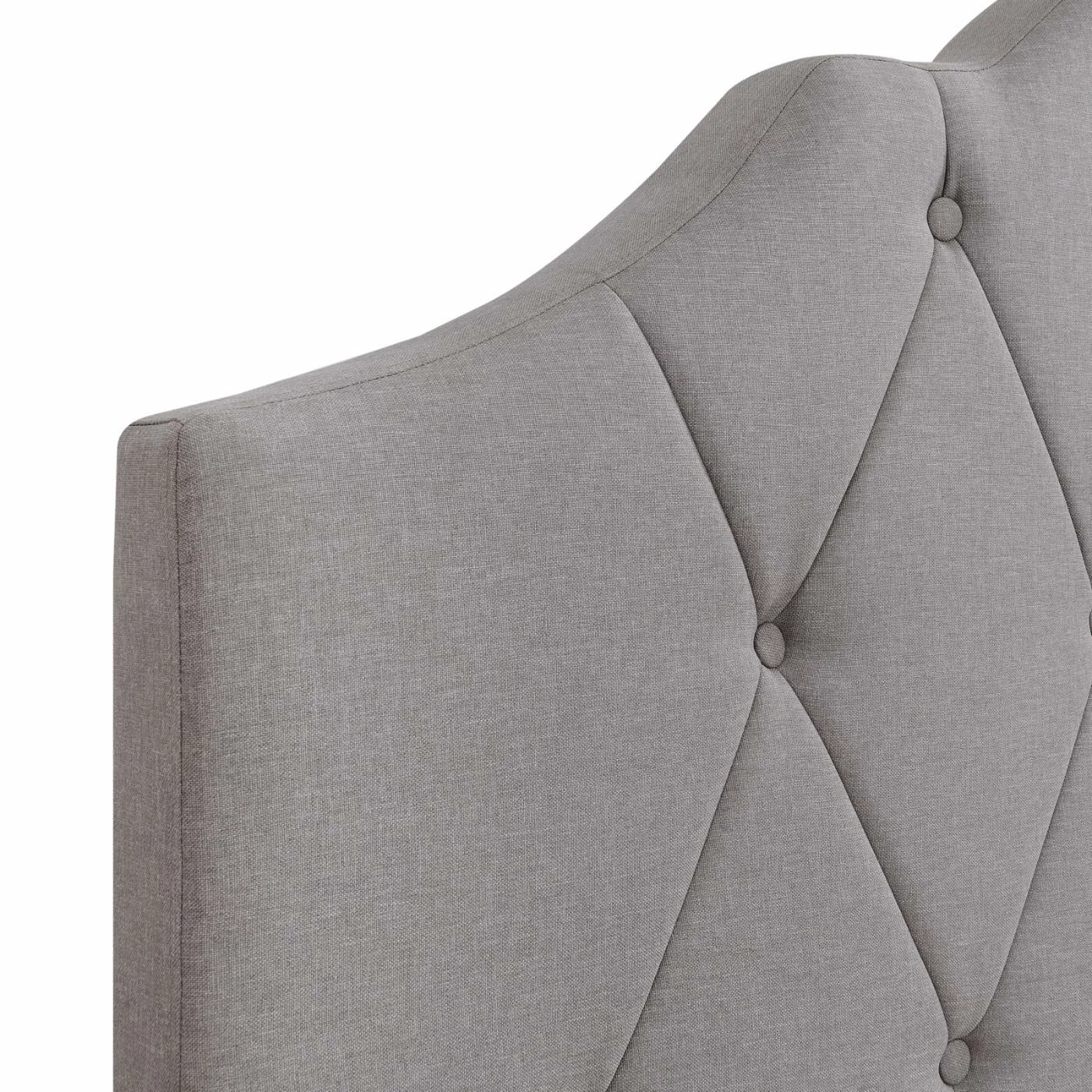 Deals ❤️ King HomeFare Upholstered Camelback Low Profile Bed ❤️ 9 Deals ❤️ King HomeFare Upholstered Camelback Low Profile Bed ❤️ - Image 7