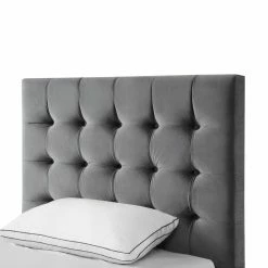 Best Sale ✨ Queen Inspired Home Scott Velvet Button Tufted Platform Bed 🤩 -Beds Shop detail4INSP165