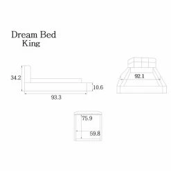 Coupon π J&M Furniture King J&M Furniture Dream Platform Bed β¨ 15 Coupon π J&M Furniture King J&M Furniture Dream Platform Bed β¨ -Beds Shop detail4JMFU196