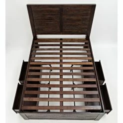 Brand new 🌟 Queen Jofran Kona Grove Panel Storage Bed 🎁 -Beds Shop detail4JSI1466