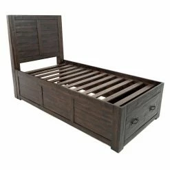 Promo ❤️ Queen Jofran Jackson Lodge Storage Bed 👍 -Beds Shop detail4JSI1497