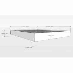 Cheap 💯 Nexera Nextera Queen Platform Bed With Storage Headboard ✔️ -Beds Shop detail4MFI694