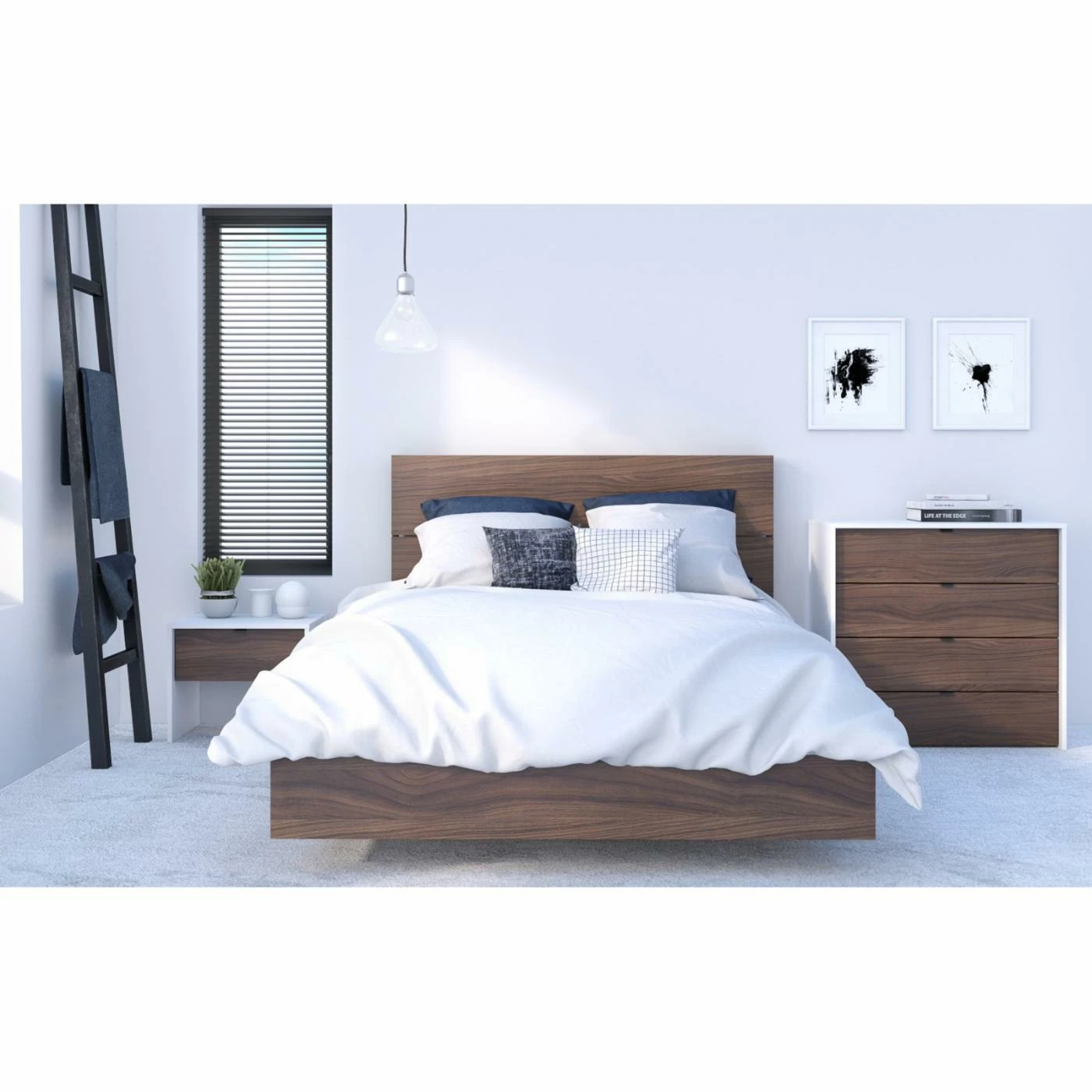Deals π Queen Nexera Alibi Platform Bed With Optional Modern Headboard π 9 Deals π Queen Nexera Alibi Platform Bed With Optional Modern Headboard π - Image 7