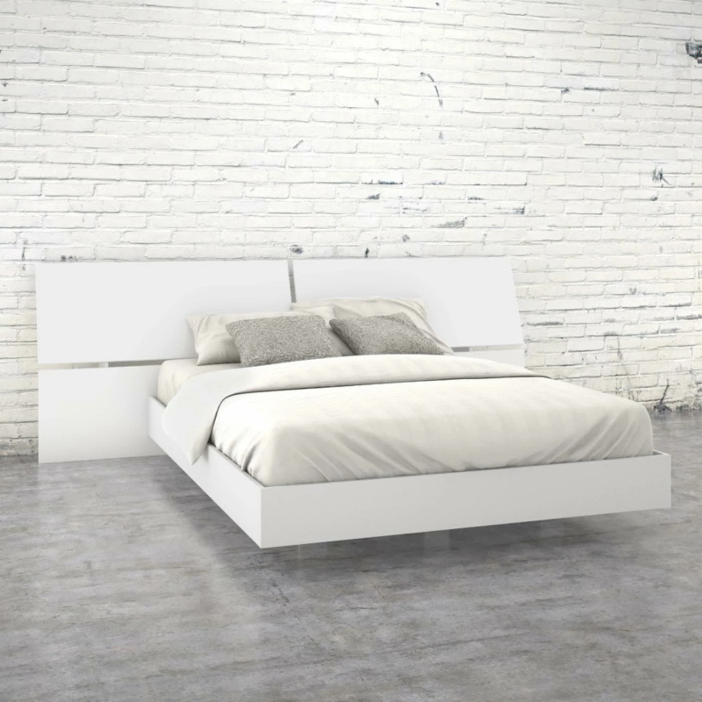Outlet π Queen Nexera Panoramic Headboard And Platform Bed π₯° 9 Outlet π Queen Nexera Panoramic Headboard And Platform Bed π₯° - Image 7
