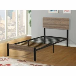 Buy ✨ Queen Milton Greens Stars Nolan Metal Platform Bed 🔥 -Beds Shop detail4MILT342