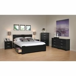 Budget 🎉 Prepac Coal Harbor Mate's Platform Queen Storage Bed With 6-Drawers 👍 -Beds Shop detail4PRM303