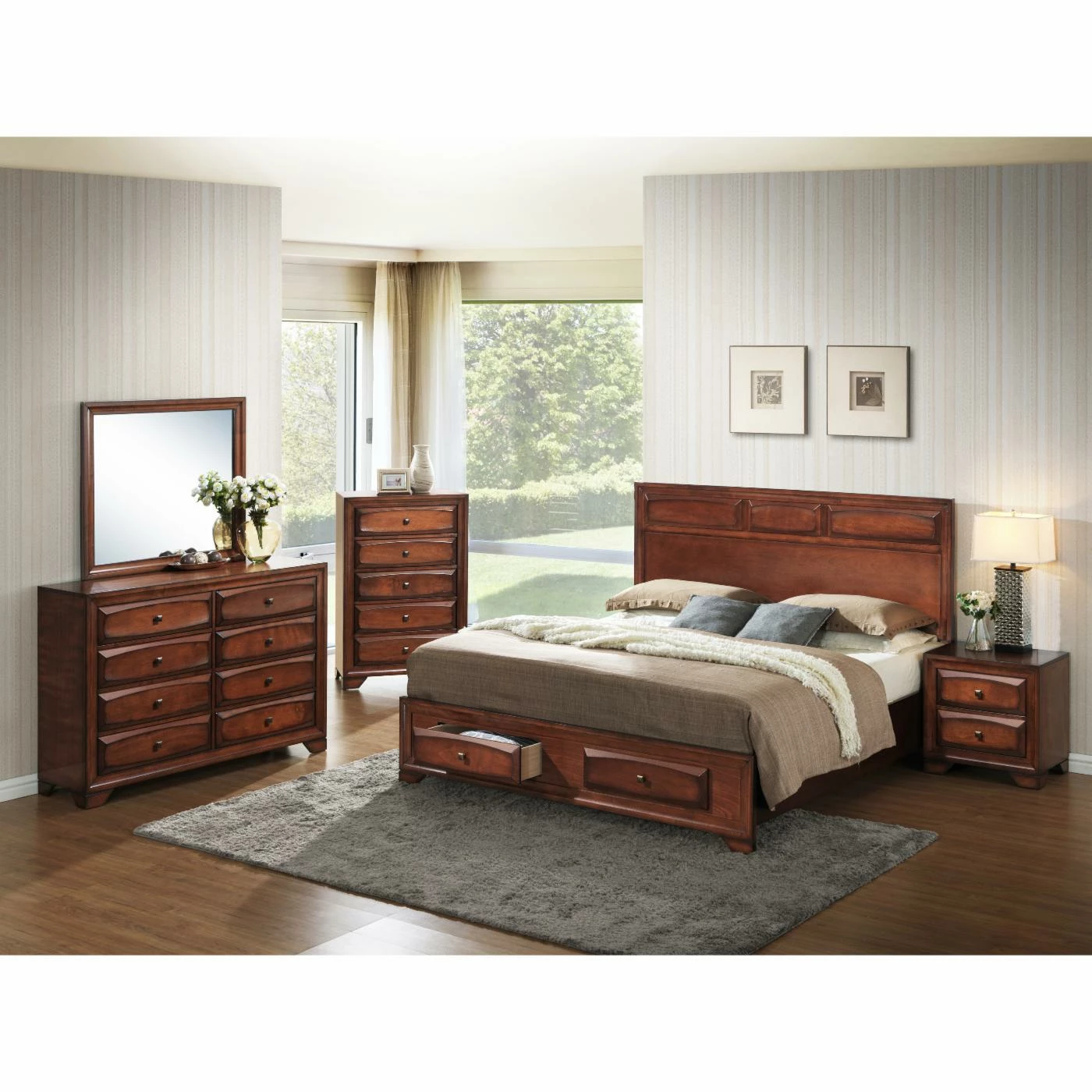 Outlet β King Roundhill Furniture Oakland Storage Platform Bed π 9 Outlet β King Roundhill Furniture Oakland Storage Platform Bed π - Image 7