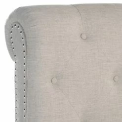 Cheapest π Queen Safavieh Hathaway Upholstered Platform Bed π 16 Cheapest π Queen Safavieh Hathaway Upholstered Platform Bed π -Beds Shop detail4SAV4704