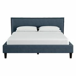 Best deal ✔️ California King Skyline Furniture French Seamed Platform Bed 🎁 -Beds Shop detail4SKY1988