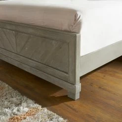 Cheap 🎉 King Steve Silver Co. Montana Rustic Panel Bed 😀 -Beds Shop detail4SSC2959