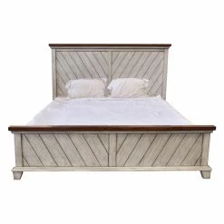 Best Sale 🎉 Queen Steve Silver Co. Bear Creek Panel Bed 👍 -Beds Shop detail4SSC2991