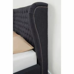 New 👏 King TOV Furniture Finley Upholstered Platform Bed 👍 -Beds Shop detail4TOVF003