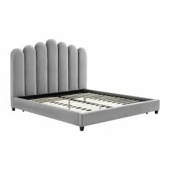 Buy 😀 TOV Furniture King Inspire Me! Home Decor Celine Upholstered Platform Bed 🥰 -Beds Shop detail4TOVF523