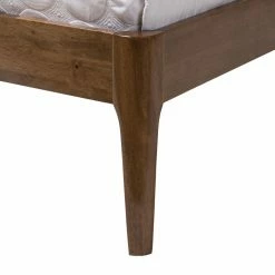 Buy 🤩 King HN Home Strutt Mid-Century Modern Solid Wood Platform Bed 🎁 -Beds Shop detail4WSI3485