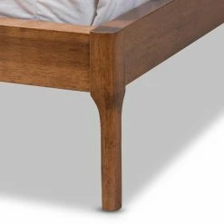 Cheapest ✨ King HN Home Calvin Mid-Century Modern Upholstered Platform Bed 😉 -Beds Shop detail4WSI4039