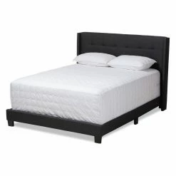 Outlet β€οΈ King Baxton Studio Lisette Upholstered Low Profile Bed π 18 Outlet β€οΈ King Baxton Studio Lisette Upholstered Low Profile Bed π -Beds Shop detail4WSI4151