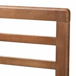 Best reviews of ✨ Queen HN Home Krier Mid-Century Modern Wood Platform Bed 💯 -Beds Shop detail4WSI4596