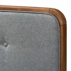 Best deal ⭐ King Baxton Studio Dilara Upholstered Wood Platform Bed 🔔 -Beds Shop detail4WSI4598