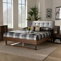 Hot Sale 🤩 Queen Baxton Studio Natalia Platform Bed 😍 -Beds Shop detail4WSI5020
