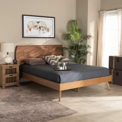 Buy 😀 Twin Baxton Studio Aimi Platform Bed 👏 -Beds Shop detail4WSI5124