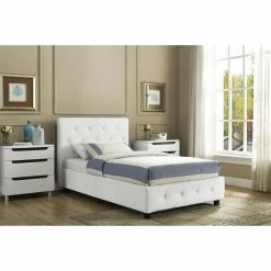 Outlet 😉 King DHP Dakota Tufted Platform Bed 🔥 -Beds Shop detail5AMW864