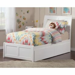 Outlet 🔔 Full/Double AFI Furnishings Portland Platform Bed With Matching Foot Board 😀 -Beds Shop detail5ATF898