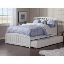 Cheapest 🔔 Full/Double AFI Furnishings Richmond Platform Bed With Matching Foot Board ✔️ -Beds Shop detail5ATF899