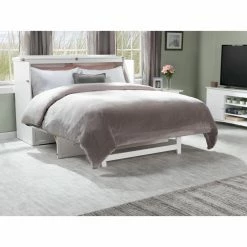 Brand new ❤️ Queen AFI Furnishings Deerfield Chest Murphy Bed With Charging Station ⭐ -Beds Shop detail5ATF915