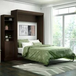 Best Pirce π Queen Bestar Edge Murphy Wall Bed With 1-Door And 3-Shelf Attached Storage Unit β¨ 19 Best Pirce π Queen Bestar Edge Murphy Wall Bed With 1-Door And 3-Shelf Attached Storage Unit β¨ -Beds Shop detail5BES570