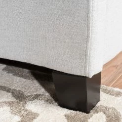 Wholesale ✔️ Best Selling Home Scout Fully Upholstered Light Grey Queen Bed 👏 -Beds Shop detail5BSHD3373