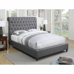 Brand new 🛒 King Coaster Furniture Devon Upholstered Bed ⌛ -Beds Shop detail5COA3585