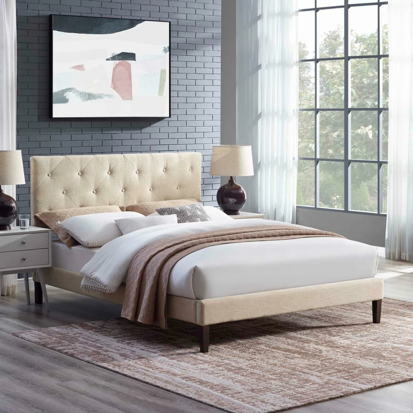 Coupon 𧨠King Modway Tarah Platform Bed With Squared Tapered Legs π 10 Coupon 𧨠King Modway Tarah Platform Bed With Squared Tapered Legs π - Image 8