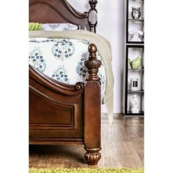 Promo 🔔 California King Furniture Of America Grand Central Poster Bed ❤️ -Beds Shop detail5ENLB1277