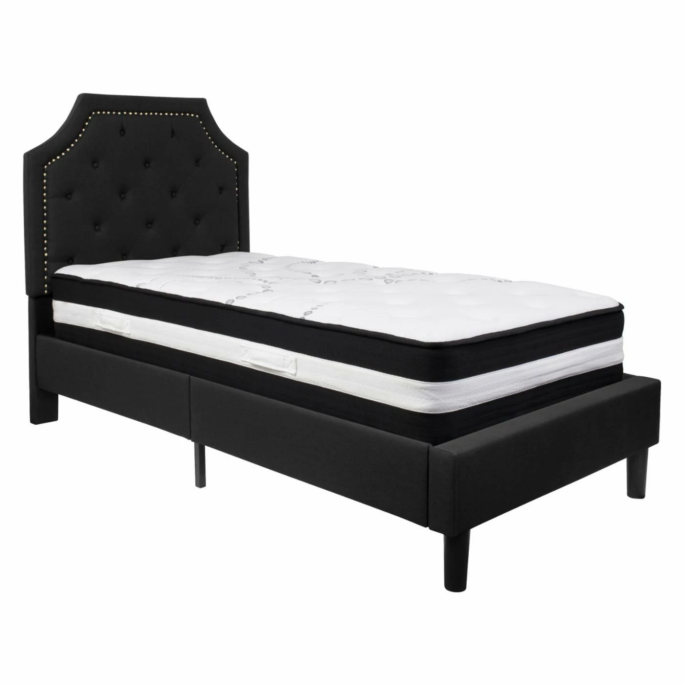 Top 10 π King Flash Furniture Brighton Tufted Upholstered Platform Bed With Pocket Spring Mattress π₯ 10 Top 10 π King Flash Furniture Brighton Tufted Upholstered Platform Bed With Pocket Spring Mattress π₯ - Image 8