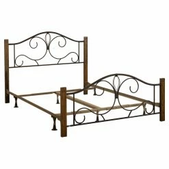Cheapest ✨ King Hillsdale Furniture Destin Scroll Poster Bed 💯 -Beds Shop detail5HL5179