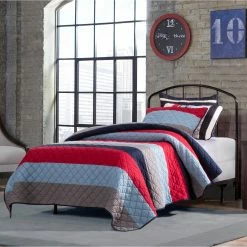 Hot Sale 🎁 King Hillsdale Furniture Tolland Arched Spindle Metal Panel Bed 👍 -Beds Shop detail5HL5407