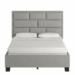 Cheapest 🌟 Queen Weston Home Raiden Upholstered Panel Bed 👏 -Beds Shop detail5HME3794