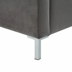 Top 10 😀 Queen Inspired Home Reese Velvet Upholstered Platform Bed 👍 -Beds Shop detail5INSP073