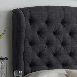 Budget 😉 King Rosevera Fonte Diamond Tufted Upholstered Panel Bed 😉 -Beds Shop detail5ROSE022