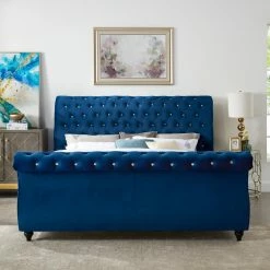 Best reviews of 🧨 Queen Roundhill Furniture Evora Platform Bed 🎁 -Beds Shop detail5ROUN469