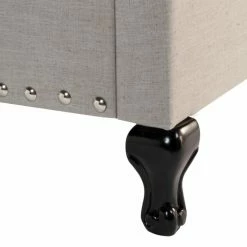 Cheapest π Queen Safavieh Hathaway Upholstered Platform Bed π 17 Cheapest π Queen Safavieh Hathaway Upholstered Platform Bed π -Beds Shop detail5SAV4704