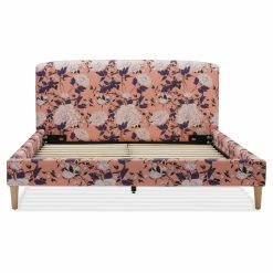 Outlet 🔔 California King Vintage Floral Upholstered Platform Bed By Drew Barrymore Flower Home 🔔 -Beds Shop detail5SKY2014