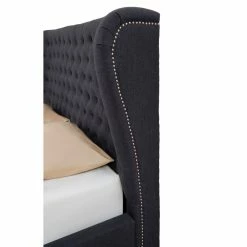 New 👏 King TOV Furniture Finley Upholstered Platform Bed 👍 -Beds Shop detail5TOVF003